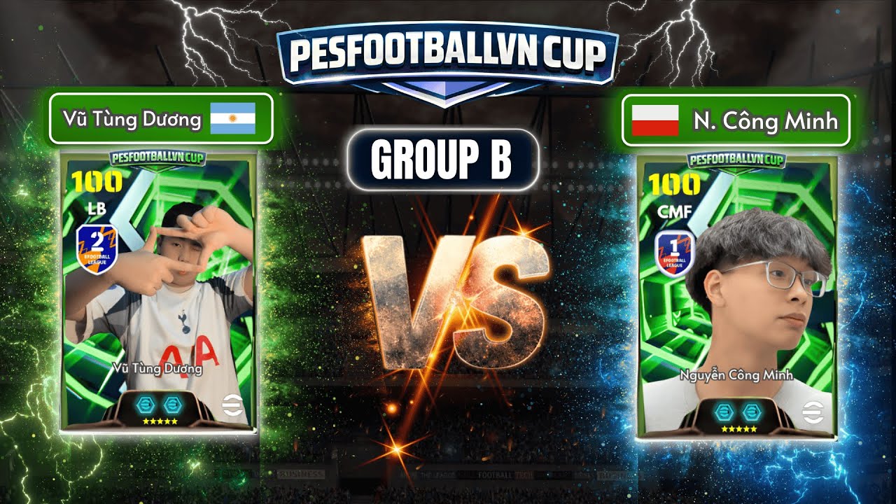 Pesfootballvn Cup• BẢNG B | END |: VŨ TÙNG DƯƠNG vs NGUYỄN CÔNG MINH | XỨNG ĐÁNG ĐI TIẾP