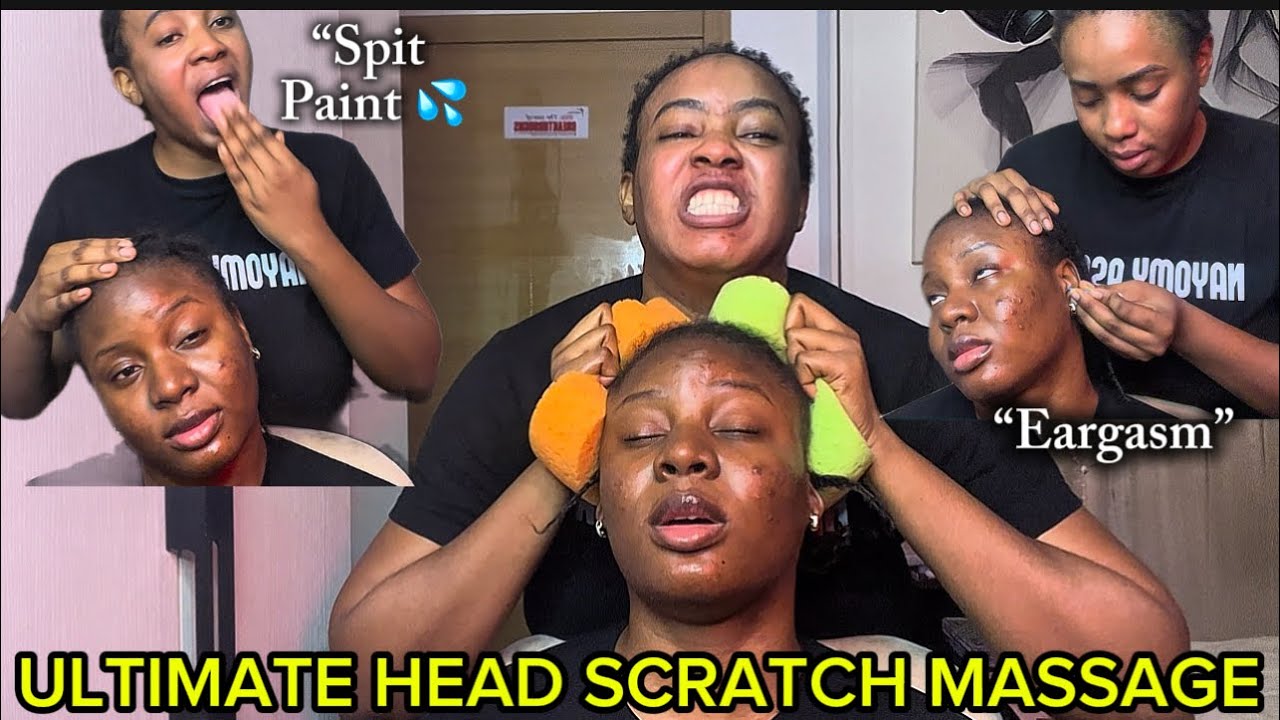 ASMR✨1 HOUR OF FAST AND INTENSE AGGRESSIVE HEAD SCRATCH MASSAGE ,EXTREME BRAIN TINGLES*ALL TOOLS*