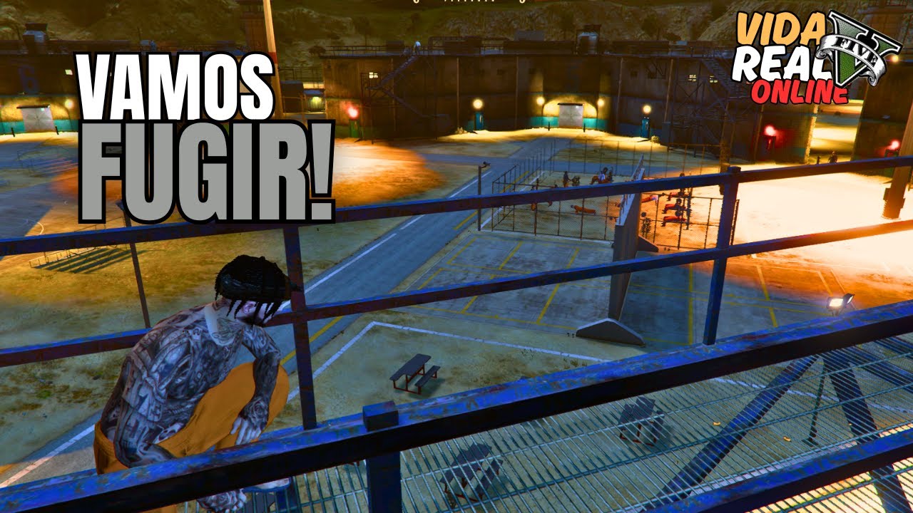 GTA V - VIDA REAL | VAMOS FUGIR DESSE LUGAR!! #69