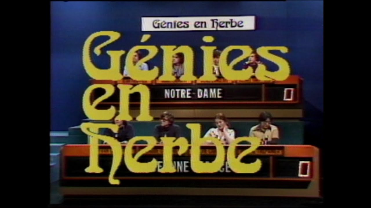 Génies en herbe - 1977