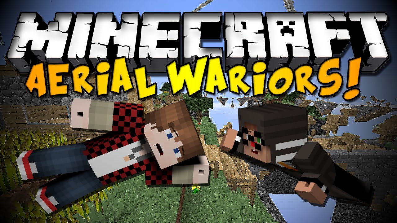Minecraft Mini-Game: Aerial Warriors w/ Chim & Friends! (HD)