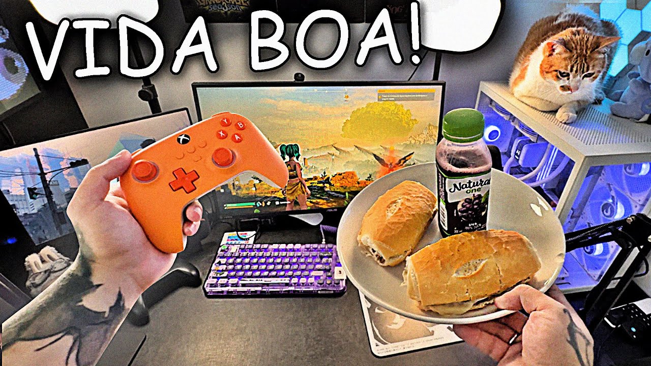 Um dia TRANQUILO Aproveitando O PC GAMER ..