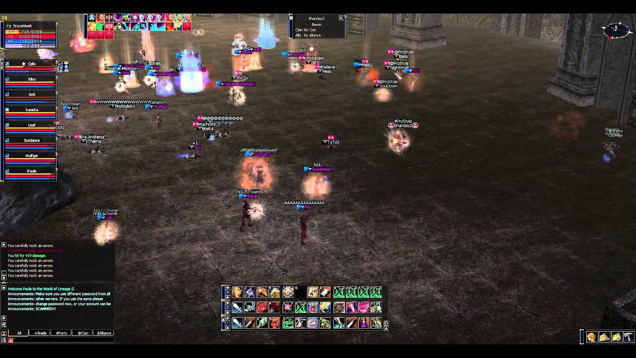 L2Mid - 7am Baium 22.11.14 [Strongboys/NGU]