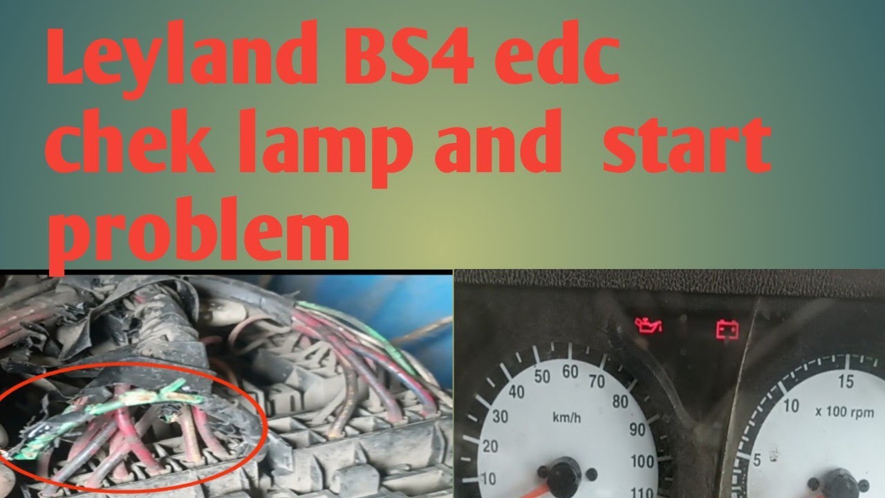 ashok leyland bs4 edc ignition power missing problem solved