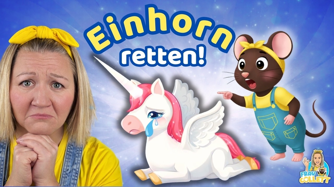 Farben lernen – Erste Wörter mit dem Einhorn | Deutsch für Kleinkinder mit Mimi Maus