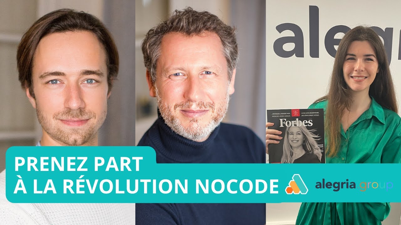 Prenez part à la révolution Nocode - Alegria.group lance sa levée de fonds collaborative avec Tudigo