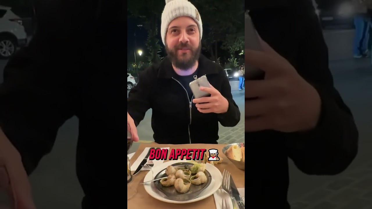 comendo escarg&ocirc; pela primeira vez! #humor #diogodefante #defante #reporterdoidao