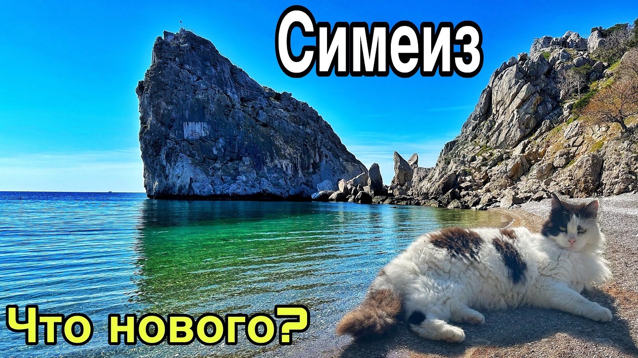 Симеиз сегодня &mdash; что творится? Пляжи, море, набережная! Скала Дива. Крым отдых 2026