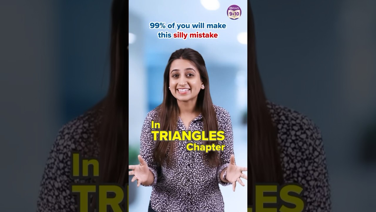 Don&rsquo;t make this &ldquo;Silly Mistake&rdquo; from &ldquo;Triangles&rdquo; 🤯 | PYQ | #ytshorts #boards2024 #class10