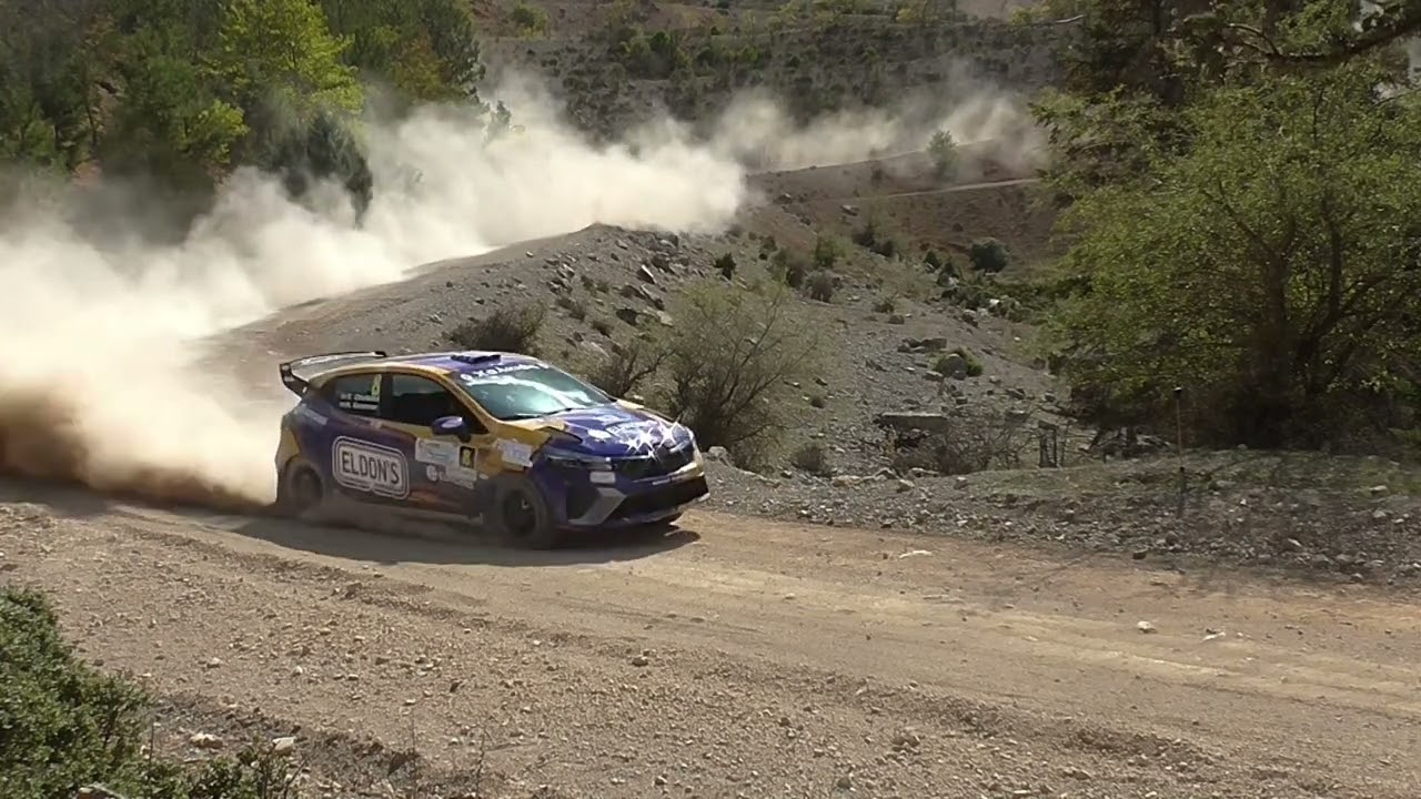 MyKTEO 11ο Φθινοπωρινό Ράλλυ 2024 Θέμης Χαλκιάς Νίκος Κομνός Renault Clio Rally3
