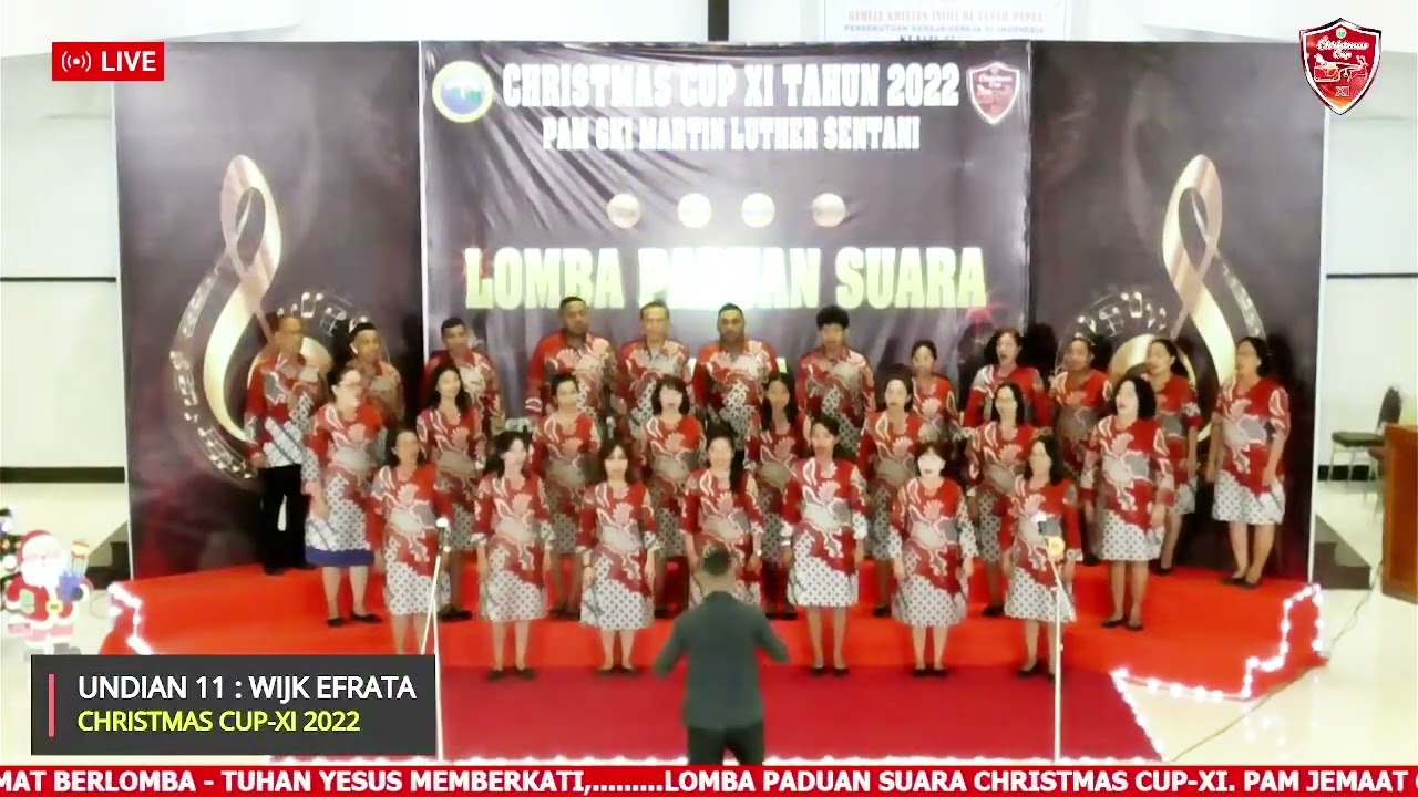 Natal Yang Pertama ( The First Noel ) - Paduan Suara Wik Efrata GKI Marthen Luther Sentani