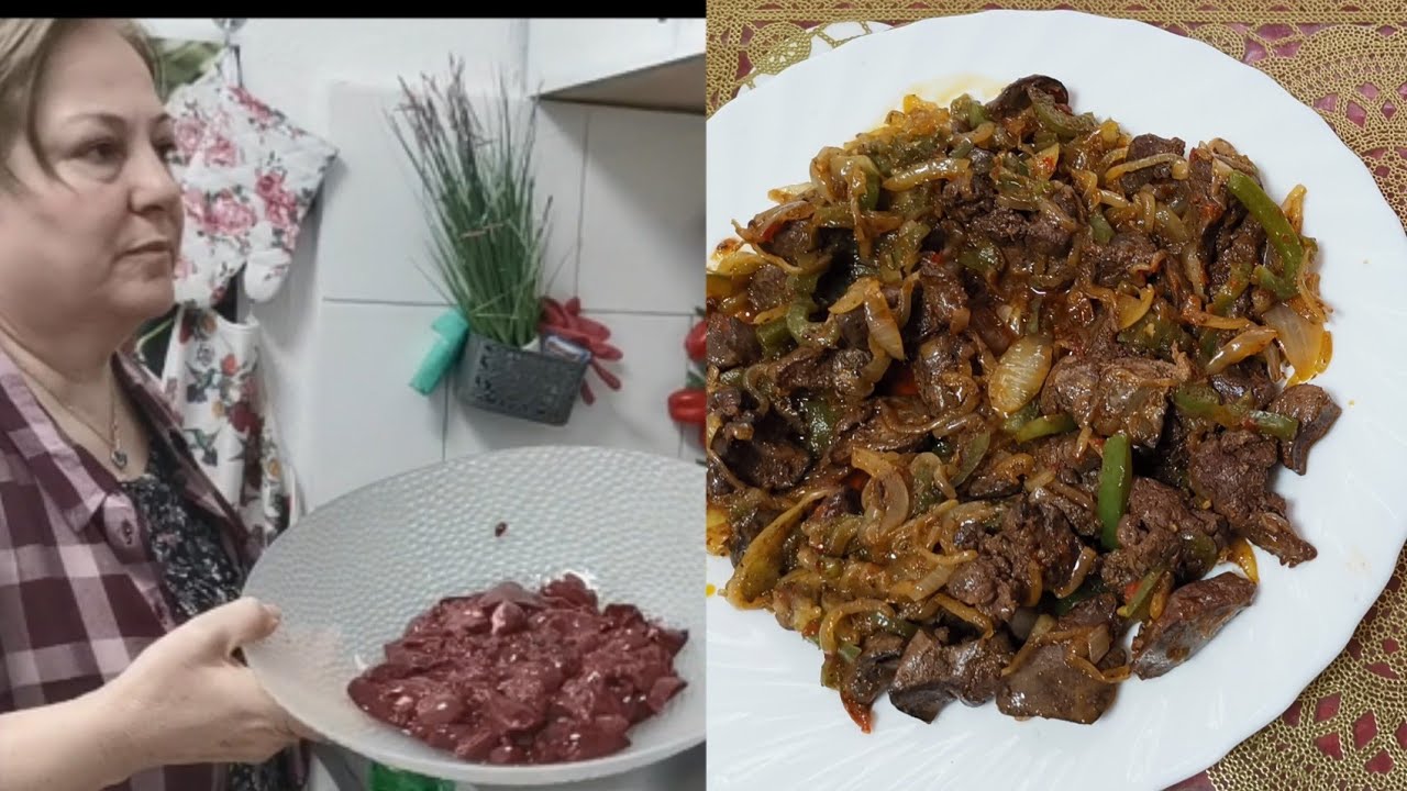 طبختنا اليوم قلوب الجاج بي اسهل و اطيب طريقة ❤️🐔