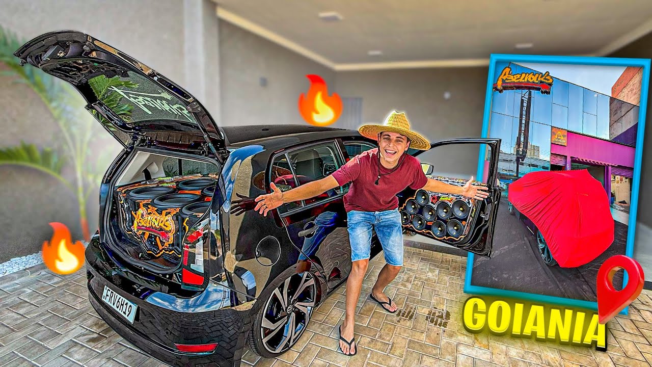 MEU UP FICOU PRONTO🔥 BUSCAMOS ELE NA ABELVOLKS LOTAMOS ELE DE SOM😱