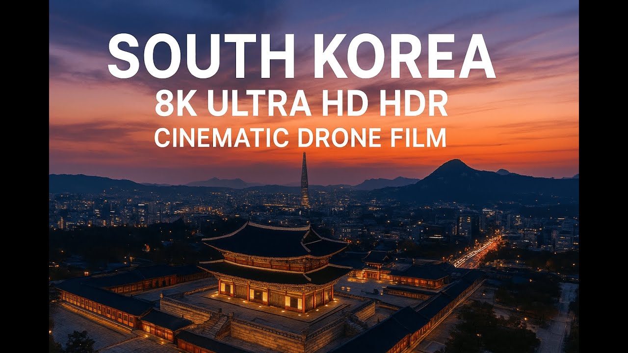 South Korea 8K ULTRA HD HDR &ndash; Seoul, Busan & Jeju  Cinematic Drone Film 60FPS