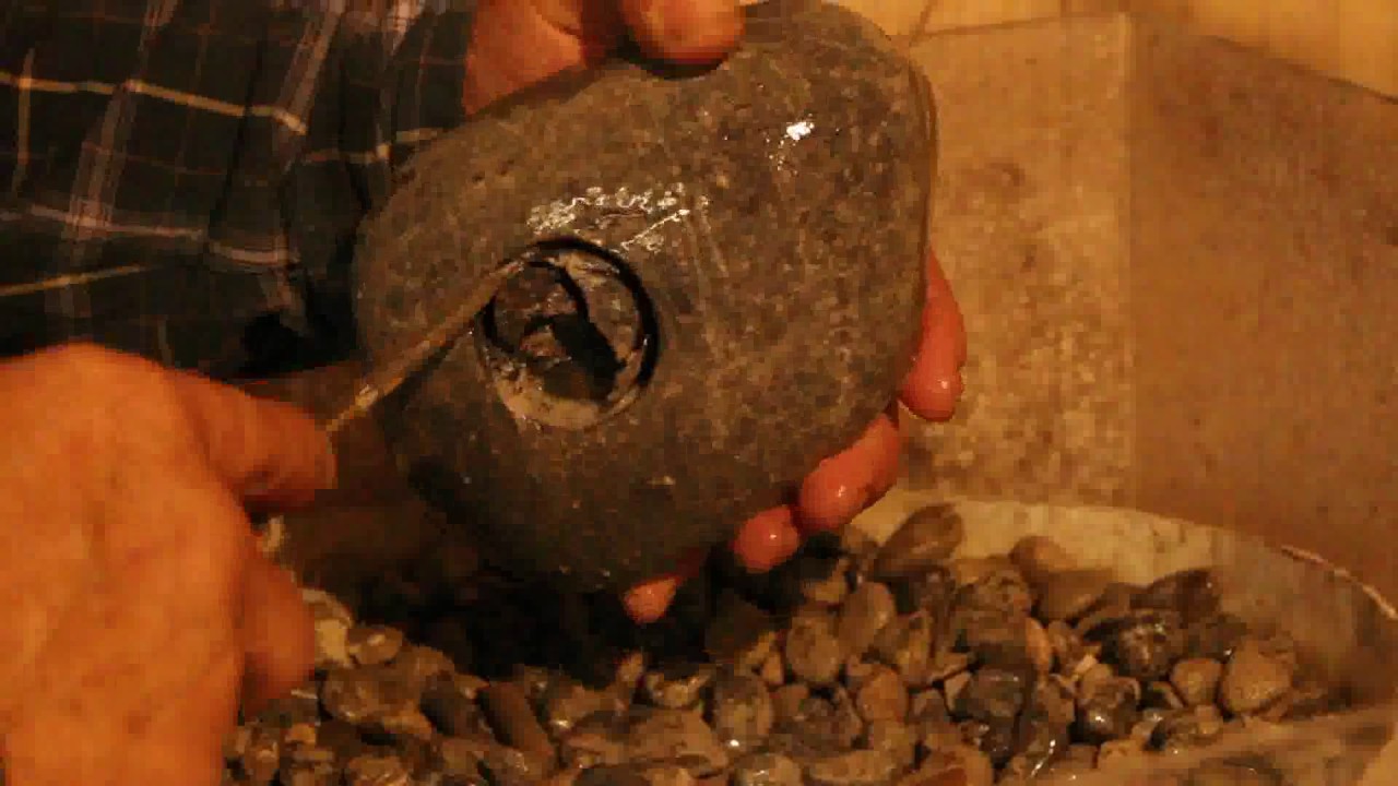 Atelier-Steinreich.ch Bohren auf der Grossen Maschine