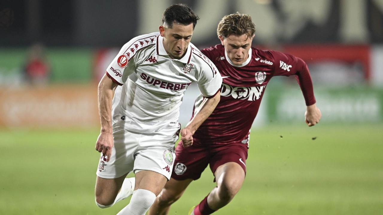 REZUMAT | CFR Cluj - Rapid 1-0. Meci cu patru bare și cu o ratare incredibilă