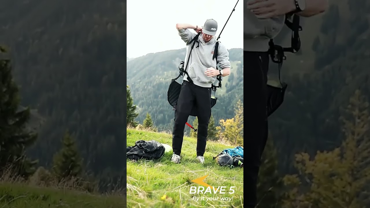 BRAVE 5 – One Harness. Every Mission.  Speedflying, Speedriding, Parakite and Hike&Fly