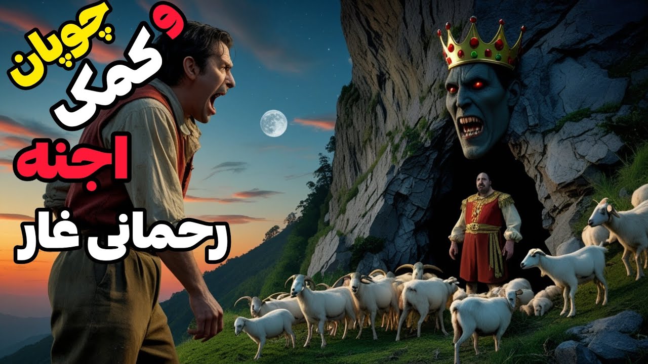داستان ترسناک چوپان و کمک اجنه رحمانی غار: دیدار با پادشاه اجنه رحمانی در غار پنگی