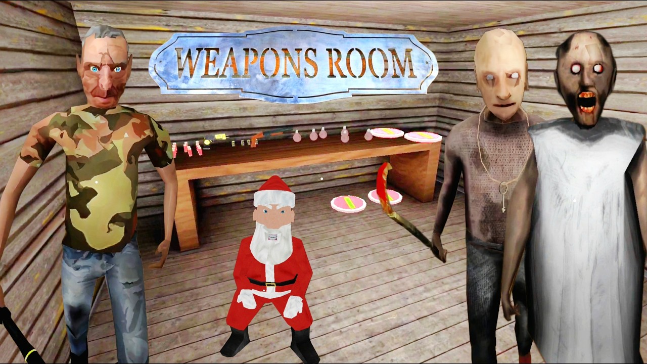 Granny Chapter Two Reimagined Unofficial Crossbow Buck With New Weapons Room