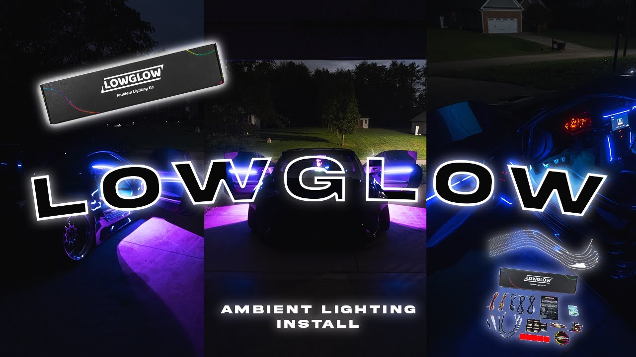 Installing the NEW Lowglow Ambient Lighting On My SUPERCHARGED FRS