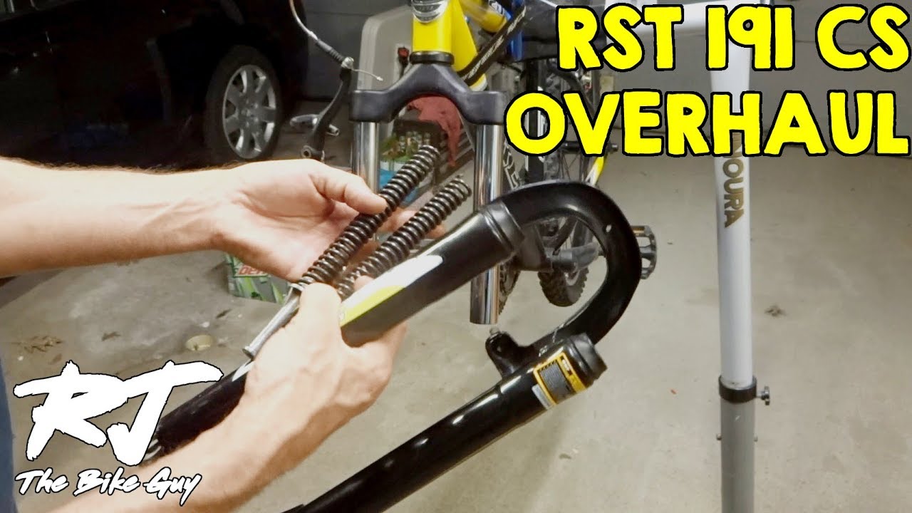 How To Disassemble/Clean/Lube/Re-assemble RST 191 CS Fork/Shocks