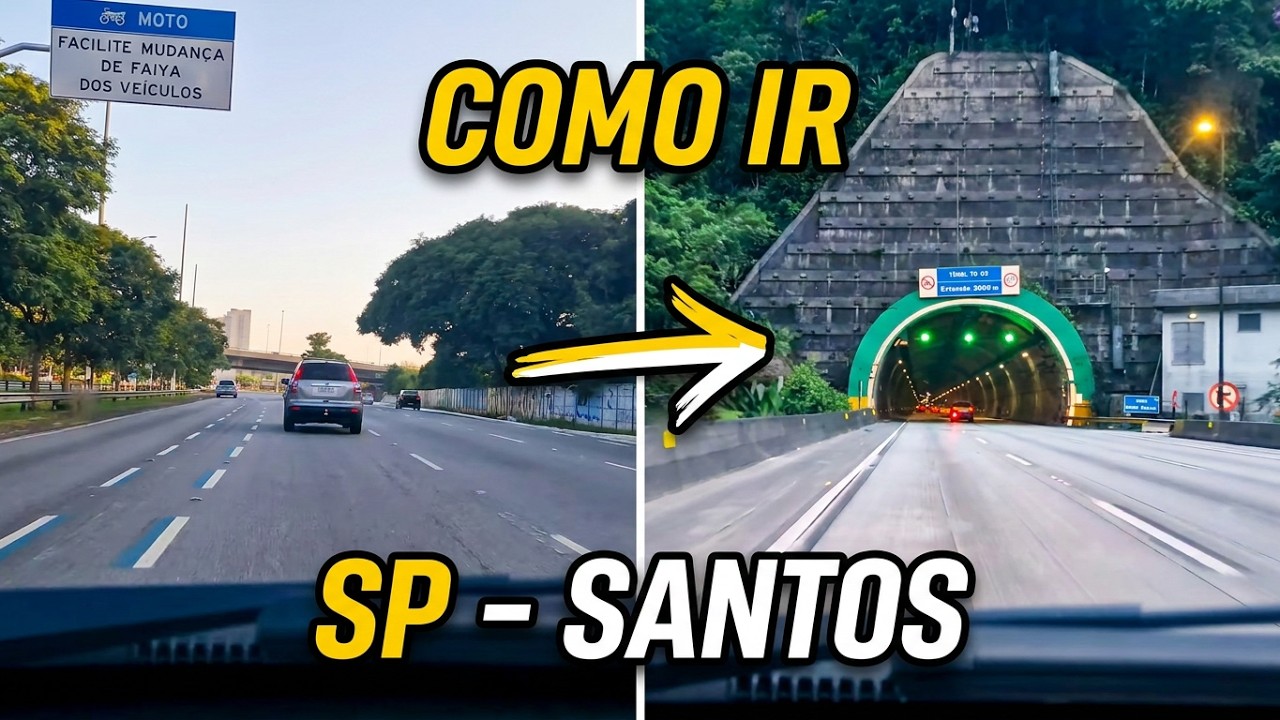 🚗 Como Ir de Carro SP para Santos (Guia Completo Imigrantes)