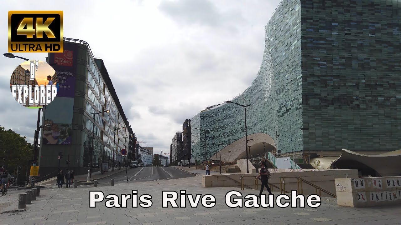 EXPLORING PARIS RIVE GAUCHE》NEW CITY? 2020 【4K】
