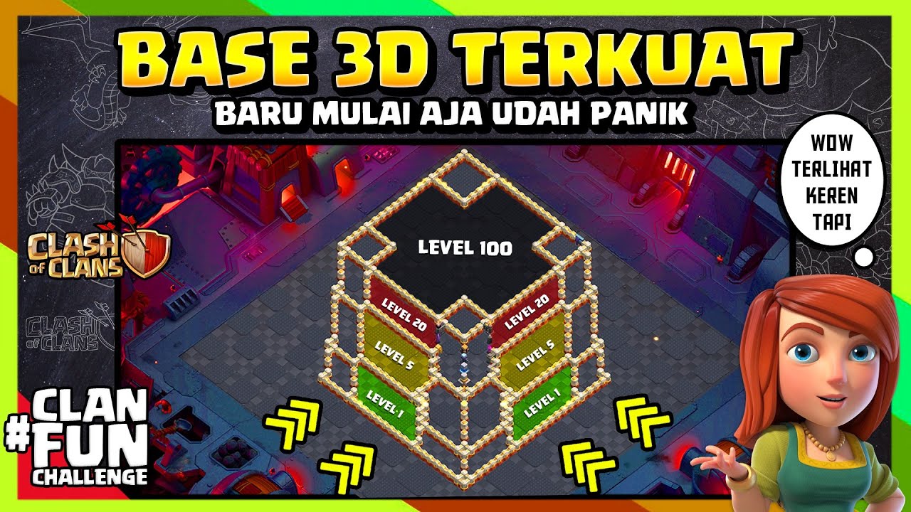 BASE 3D TERKUAT Di CoC MUNCUL!? 99% PASTI PANIK | CFC Indonesia