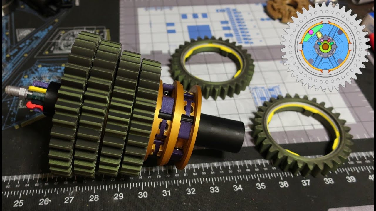 Inside a MotoGP Seamless Gearbox Replica - How it Works