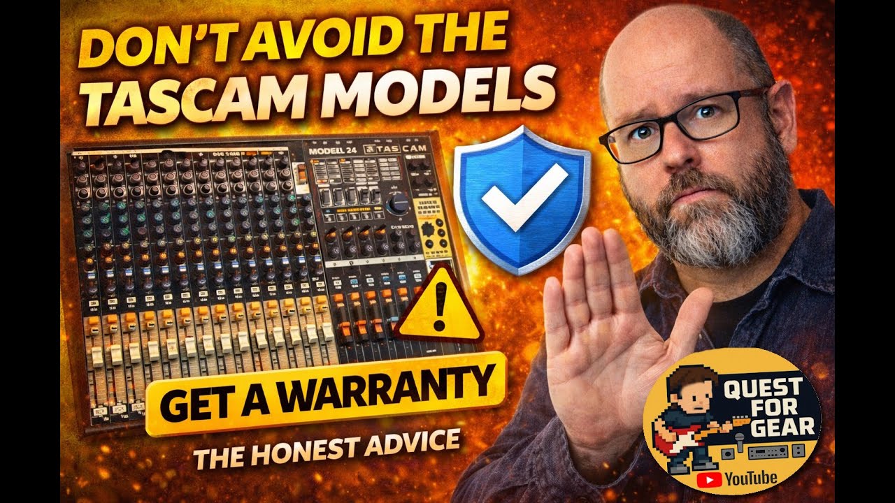Не стоит отказываться от микшеров Tascam из-за меня (просто оформите гарантию).