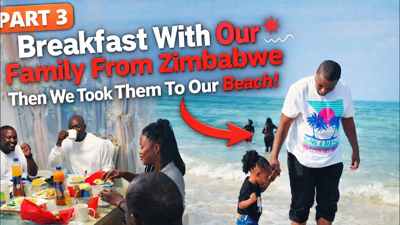 Part 3: First Morning Together with Family from Zimbabwe | Breakfast & Area Tour 
