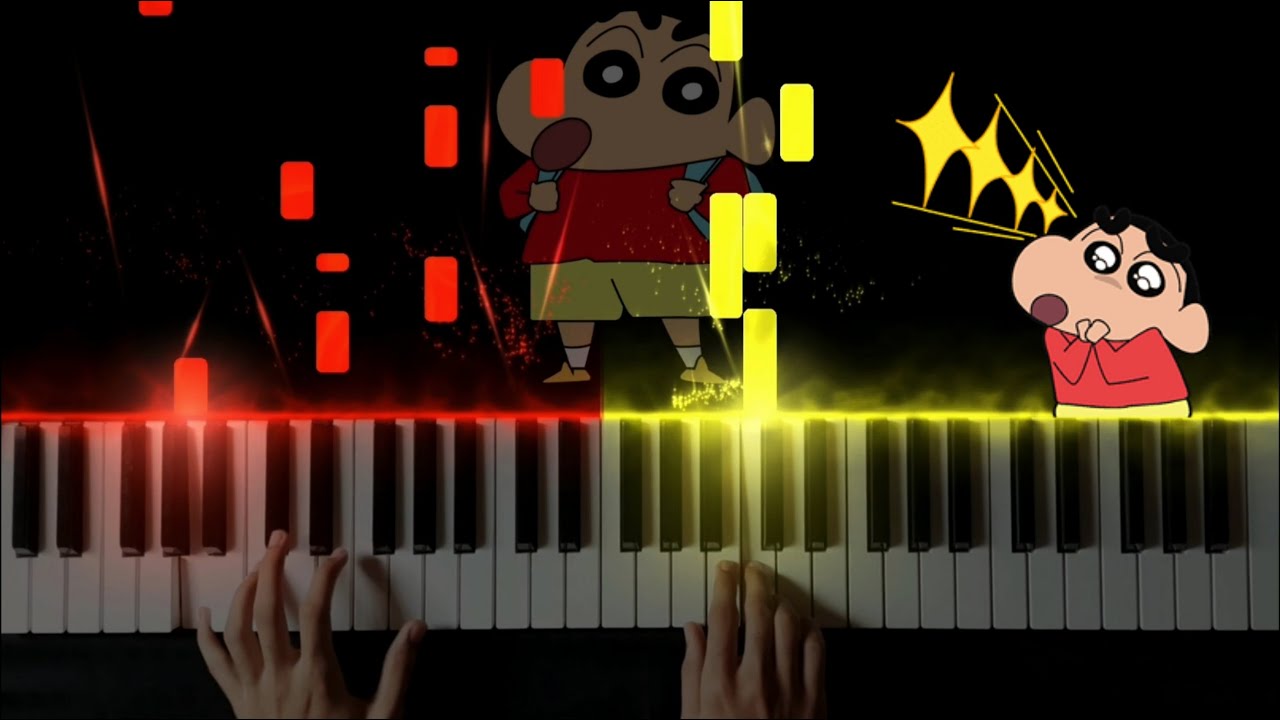 This Reminds You Of Your Childhood | Shinchan Family Theme Music - Piano Cover
