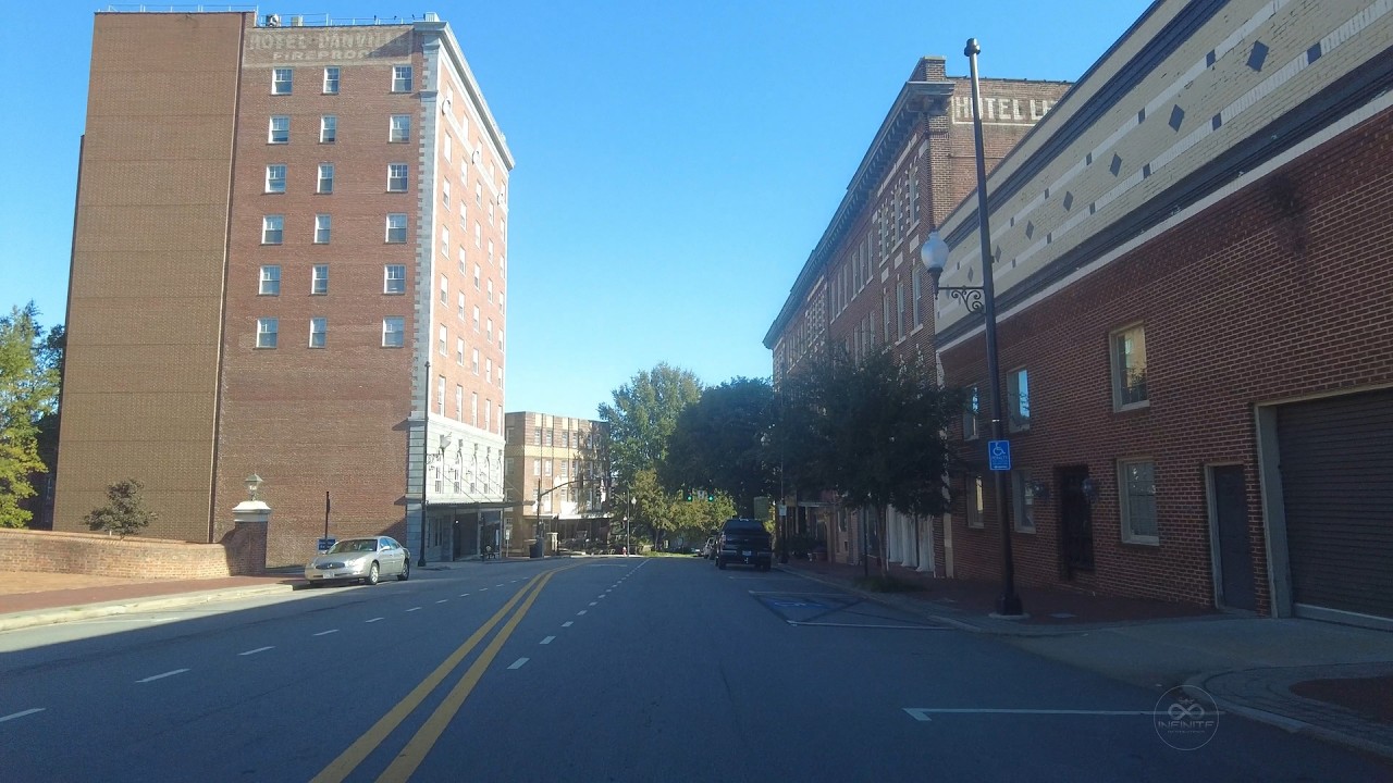 Danville, Virginia - [4K] Downtown Tour
