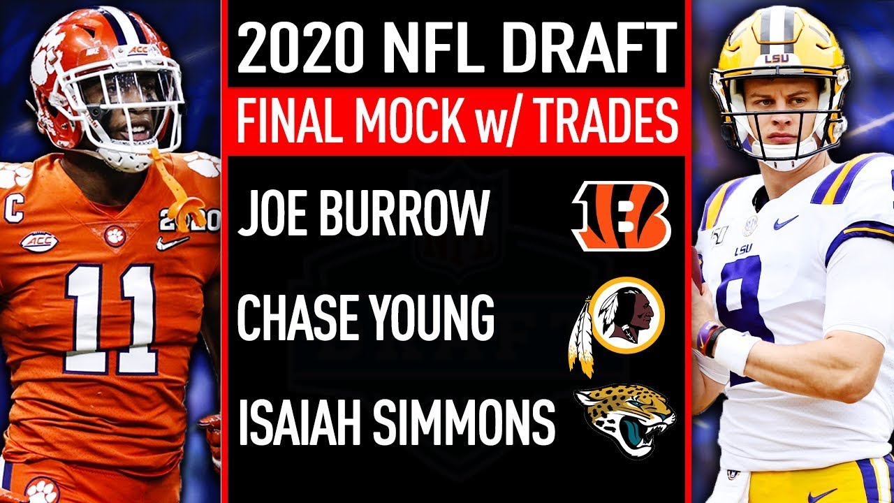 Final Full First Round 2020 NFL Mock Draft WITH TRADES!