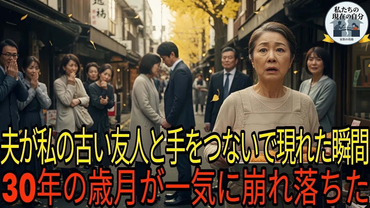 夫が私の古い友人と手をつないで現れた瞬間、30年の歳月が一気に崩れ落ちた