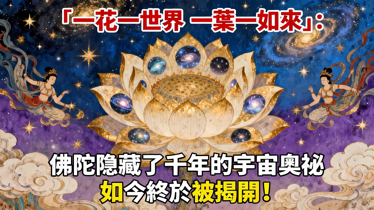「一花一世界，一葉一如來」：佛陀隱藏了千年的宇宙奧祕，如今終於被揭開！#佛教 #佛法 #佛教玄學 #佛教智慧 #佛學知識 #佛學智慧 #修心修行 #佛教文化 #禪悟人生 #傳統文化