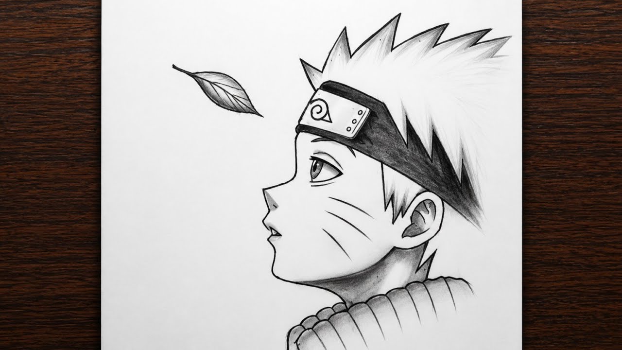 Easy Naruto Drawing | How to Draw Naruto Uzumaki | Step by Step for Beginners