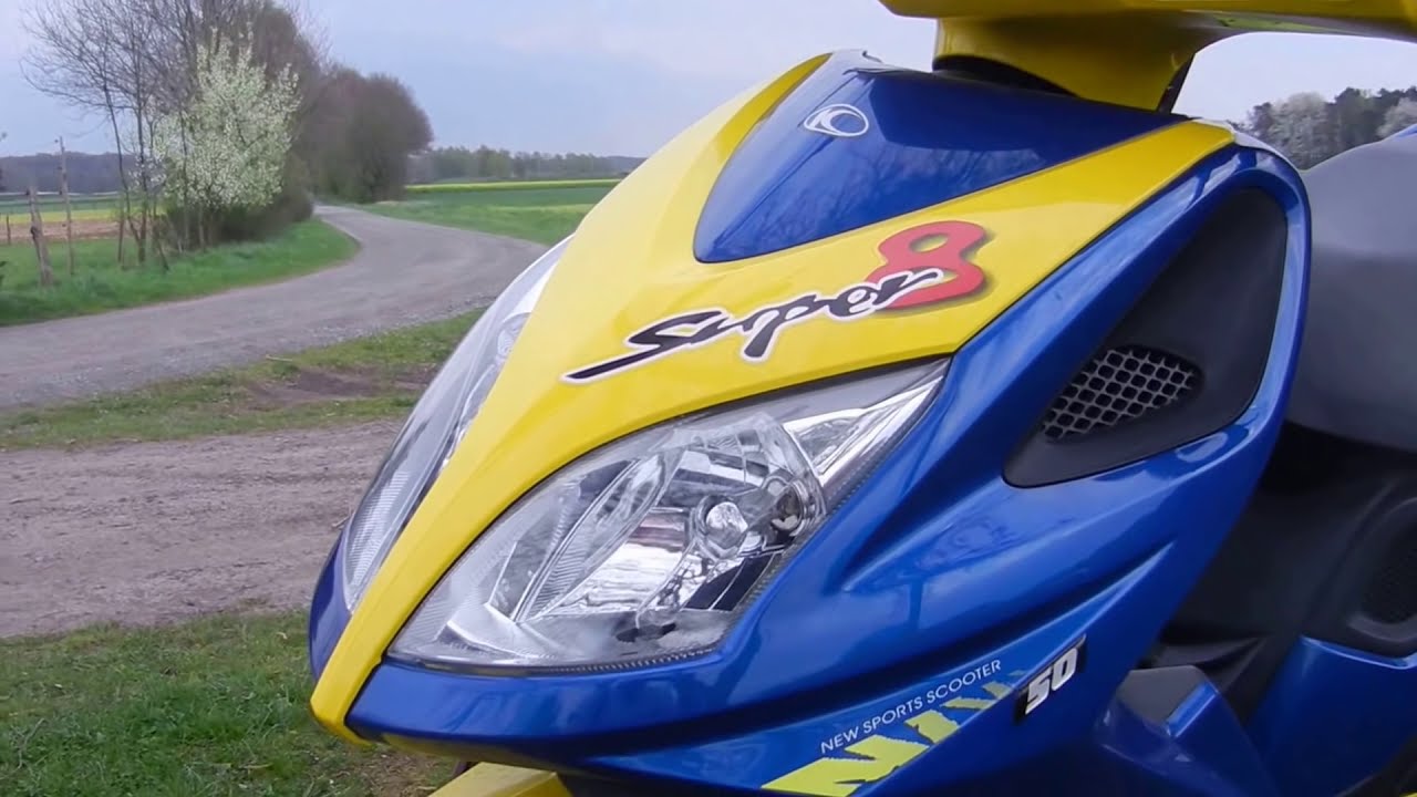Kymco Super 8 4T 50 Testing HD