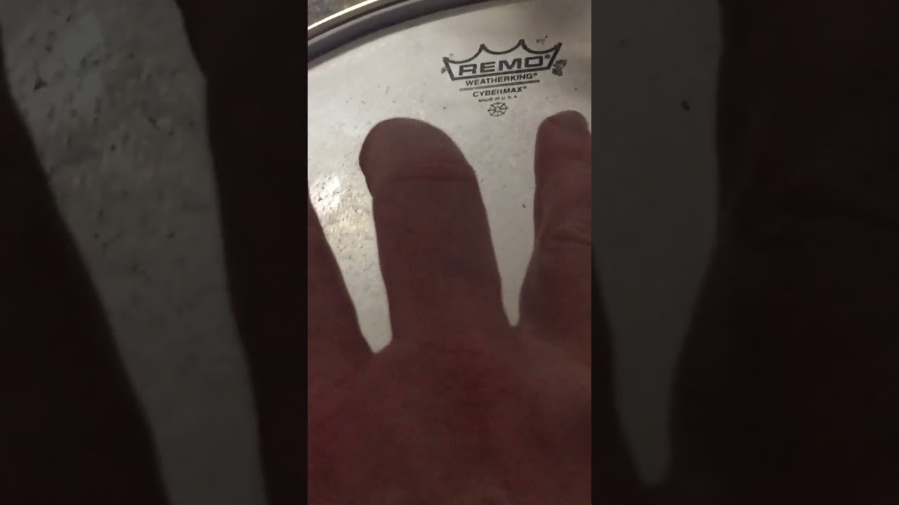 My Main Snare Has A Special Batter Head! #shorts #remocybermax #remodrumheads
