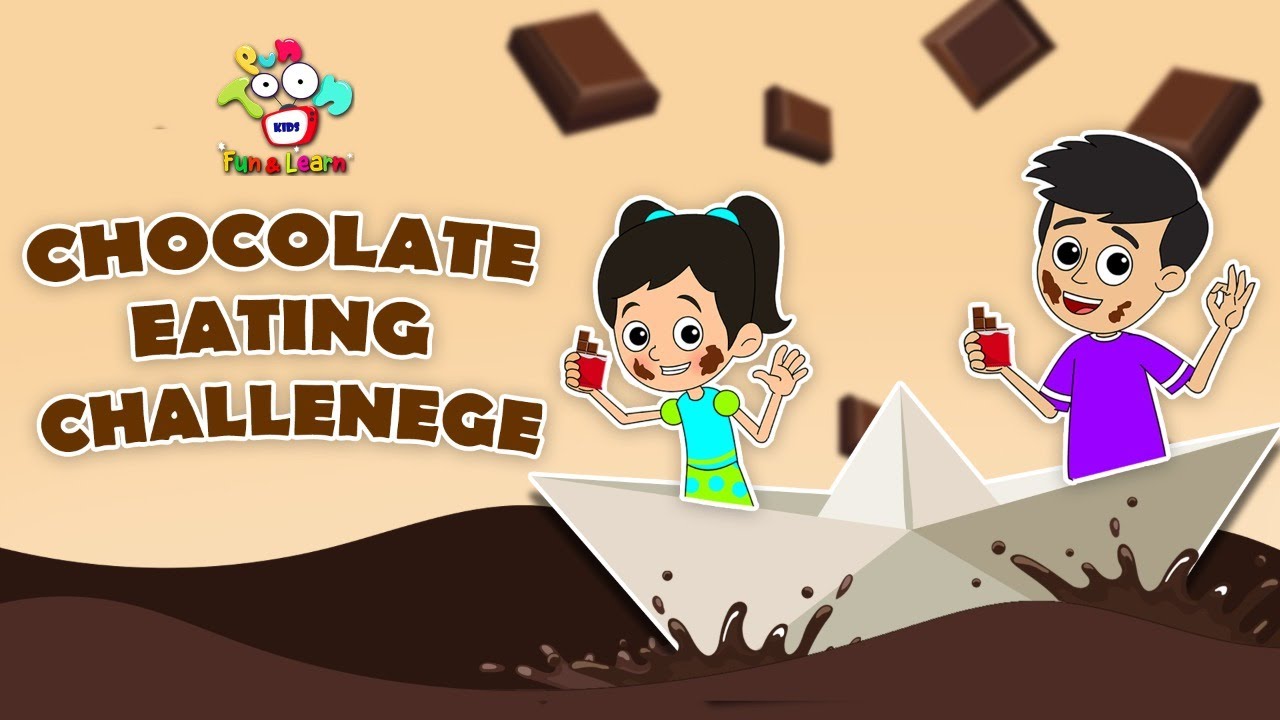 Chocolate Eating Challenge | Chocolate Game | English Moral Story | English Animated | Cartoon
