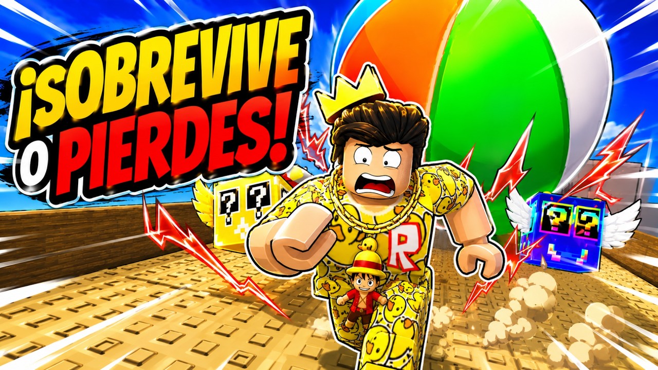 &iexcl;LOGRE DESBLOQUEAR EL LUCKY BLOCK M&Aacute;S DIF&Iacute;CIL EN ESCAPA DE LA PLAYA!🏖️