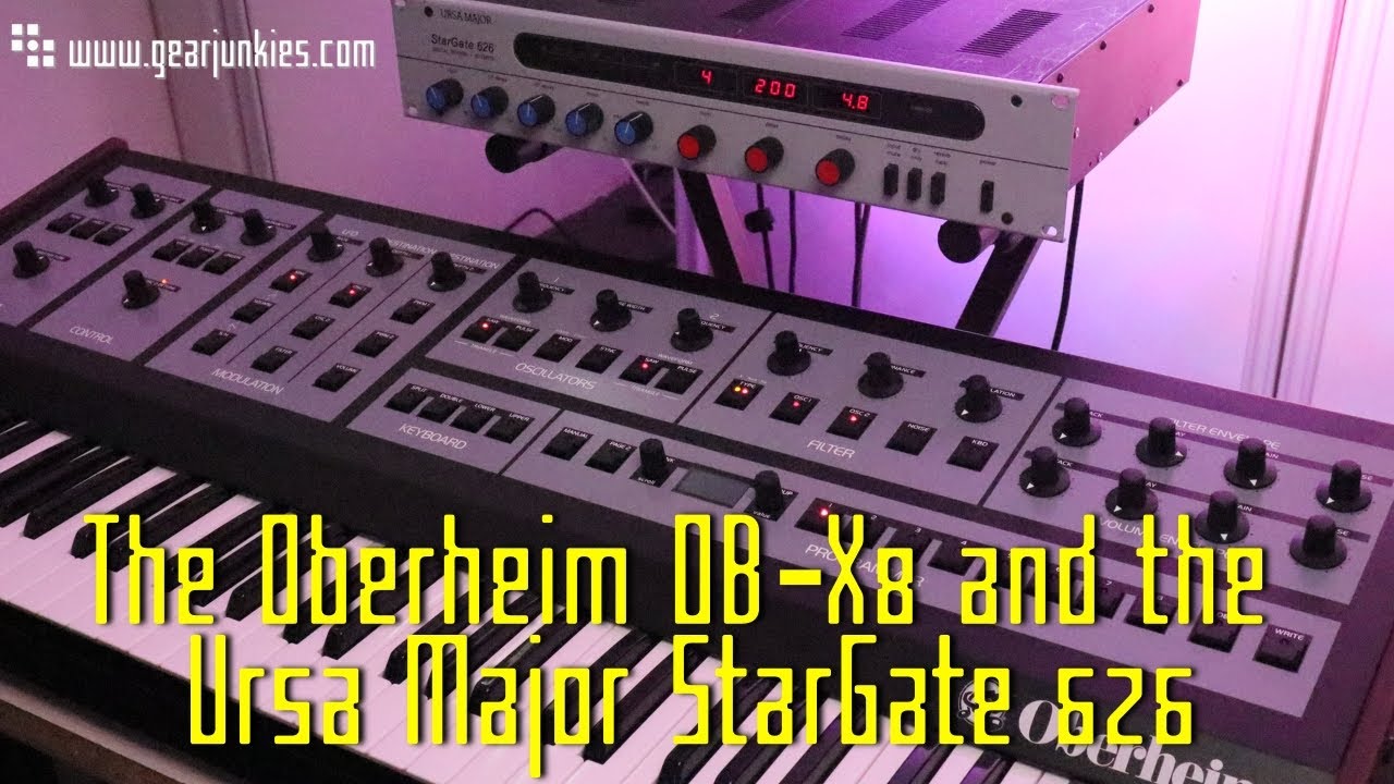 The Oberheim OB-X8 and the rare Ursa Major StarGate 626