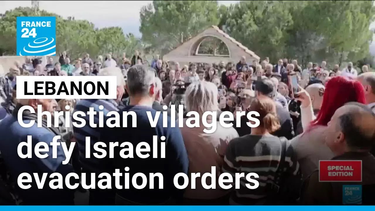 Israeli tanks push into southern Lebanon: Christian villagers defy Israeli evacuation orders