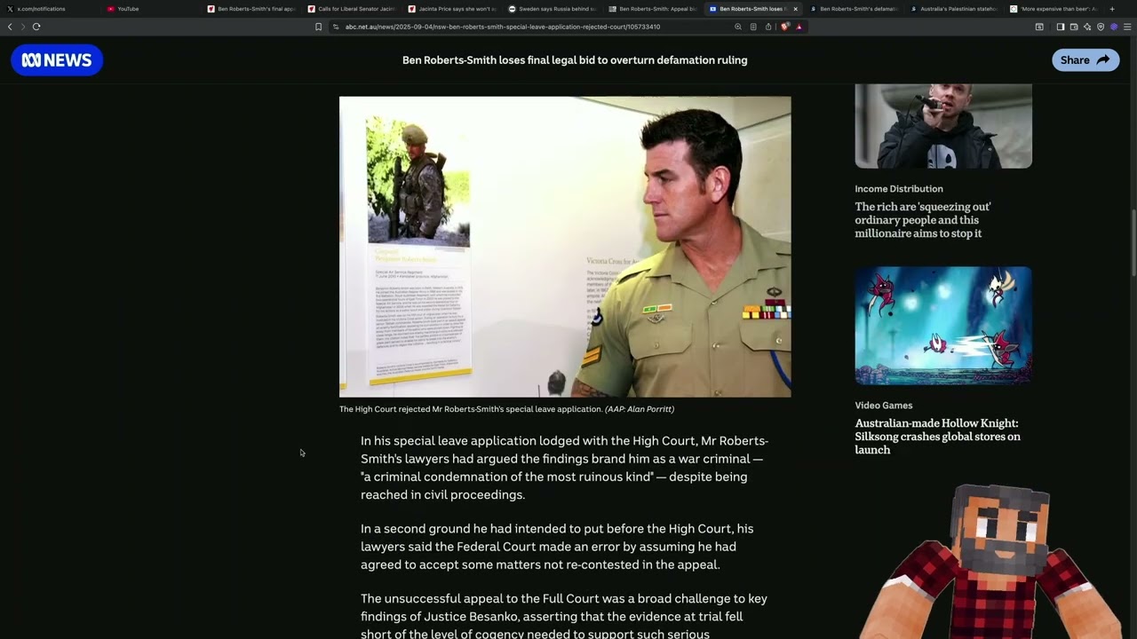 Is This Finally the End of Ben Roberts-Smith's Court Drama?