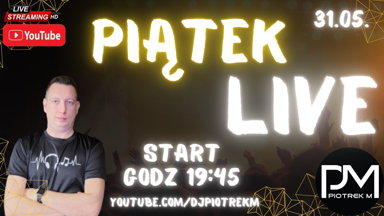 PIĄTEK LIVE |WINYLOWE KLASYKI||DJ PIOTREK M | VINYLMIX | LIVESTREAM | RETRO | CLUB HITS|