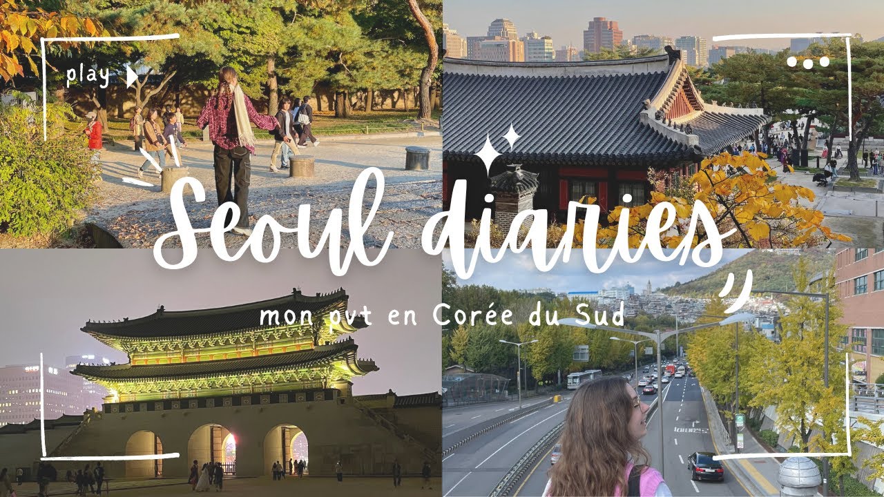 VLOG SÉOUL #2 | premiers jours en Corée 🇰🇷 Séoul en automne 🍂 visites, shopping, nightlife 🌃