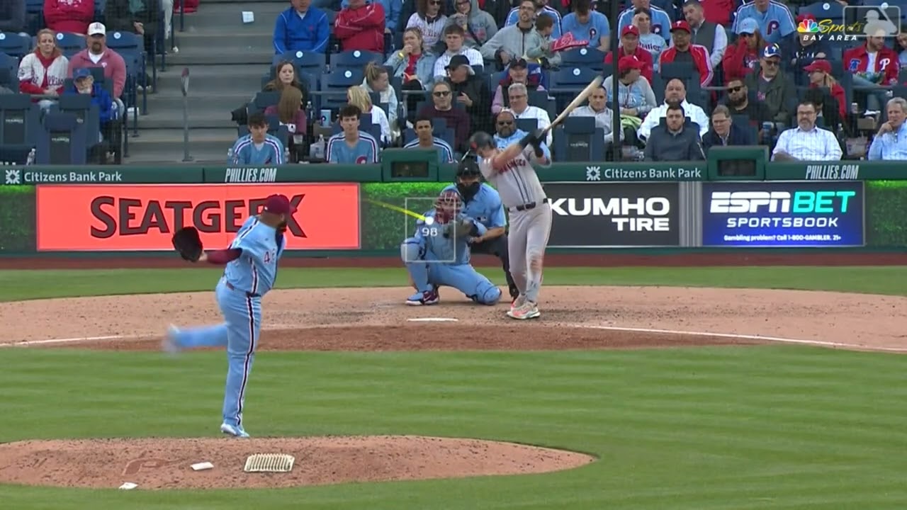 Tyler Fitzgerald SMACKS a Solo Home Run! | 2nd HR of 2025 | San Francisco Giants | 04/17/2025