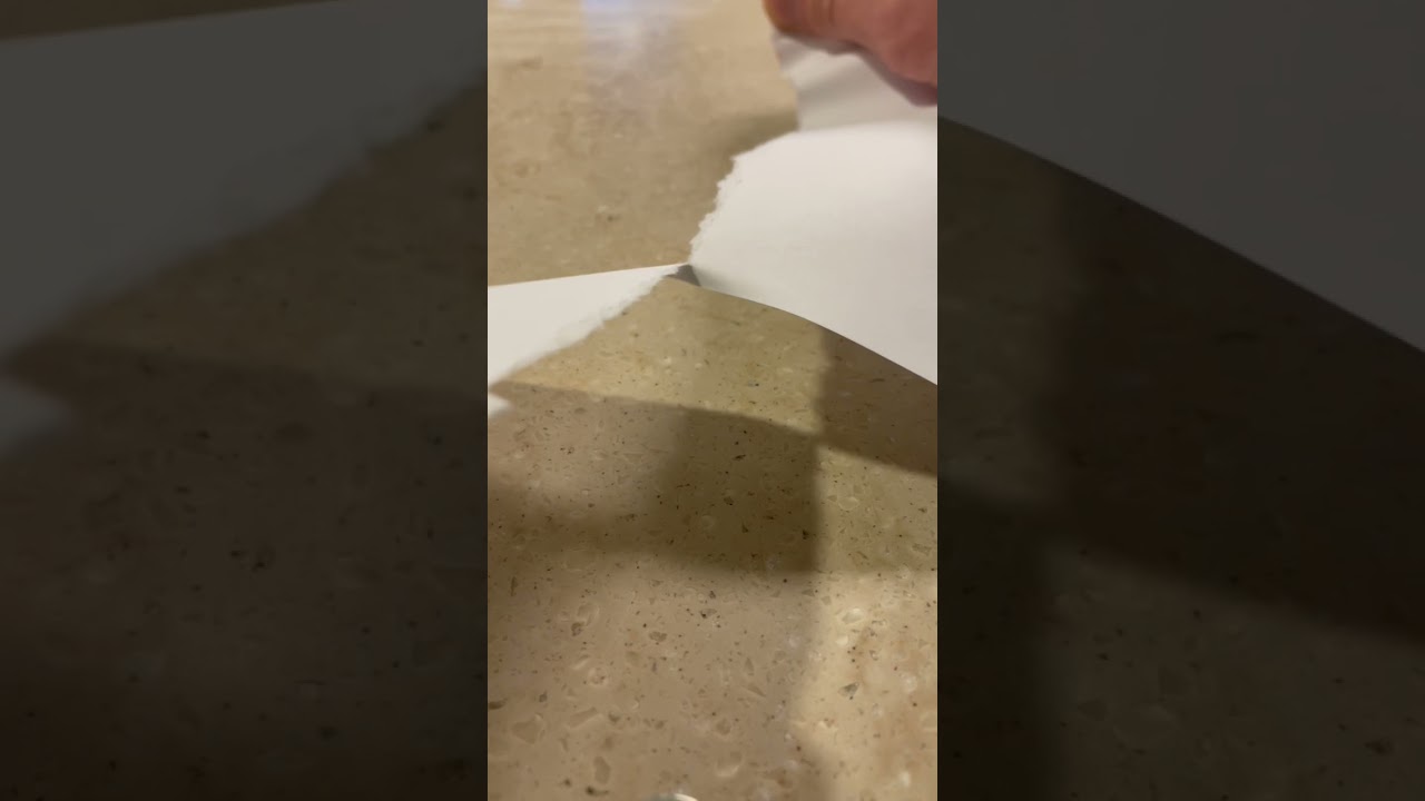 Tearing Paper! Paper Torn in Half! Satisfying Sounds