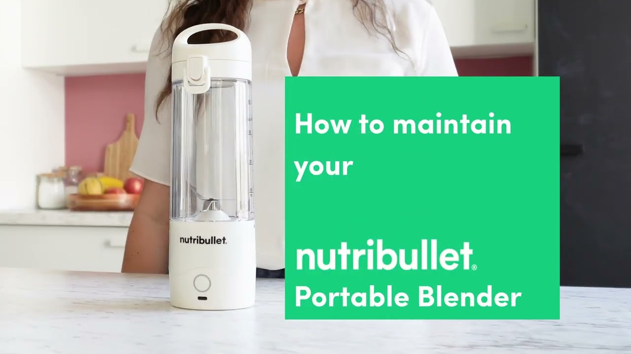 nutribullet Portable | How to clean your personal blender