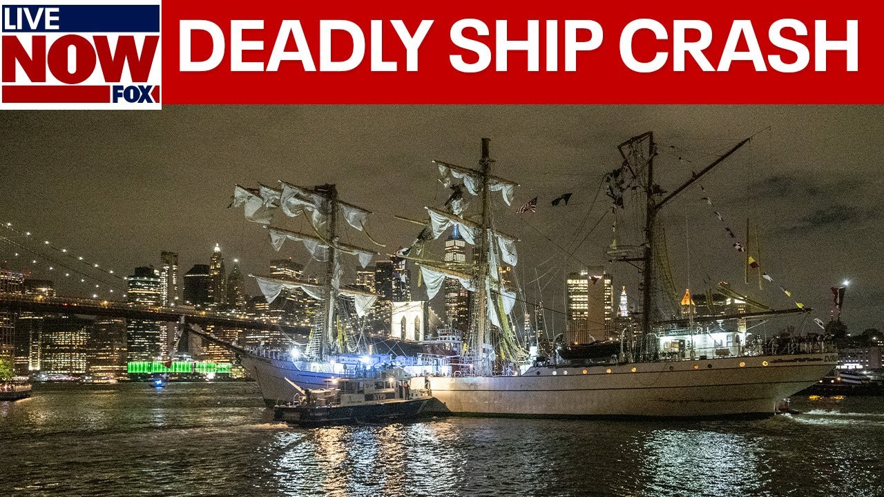 Brooklyn Bridge ship crash update: 200+ on board | LiveNOW from FOX
